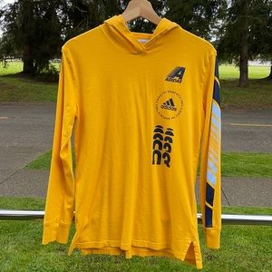 Adidas hooded boys long sleeved T-shirt